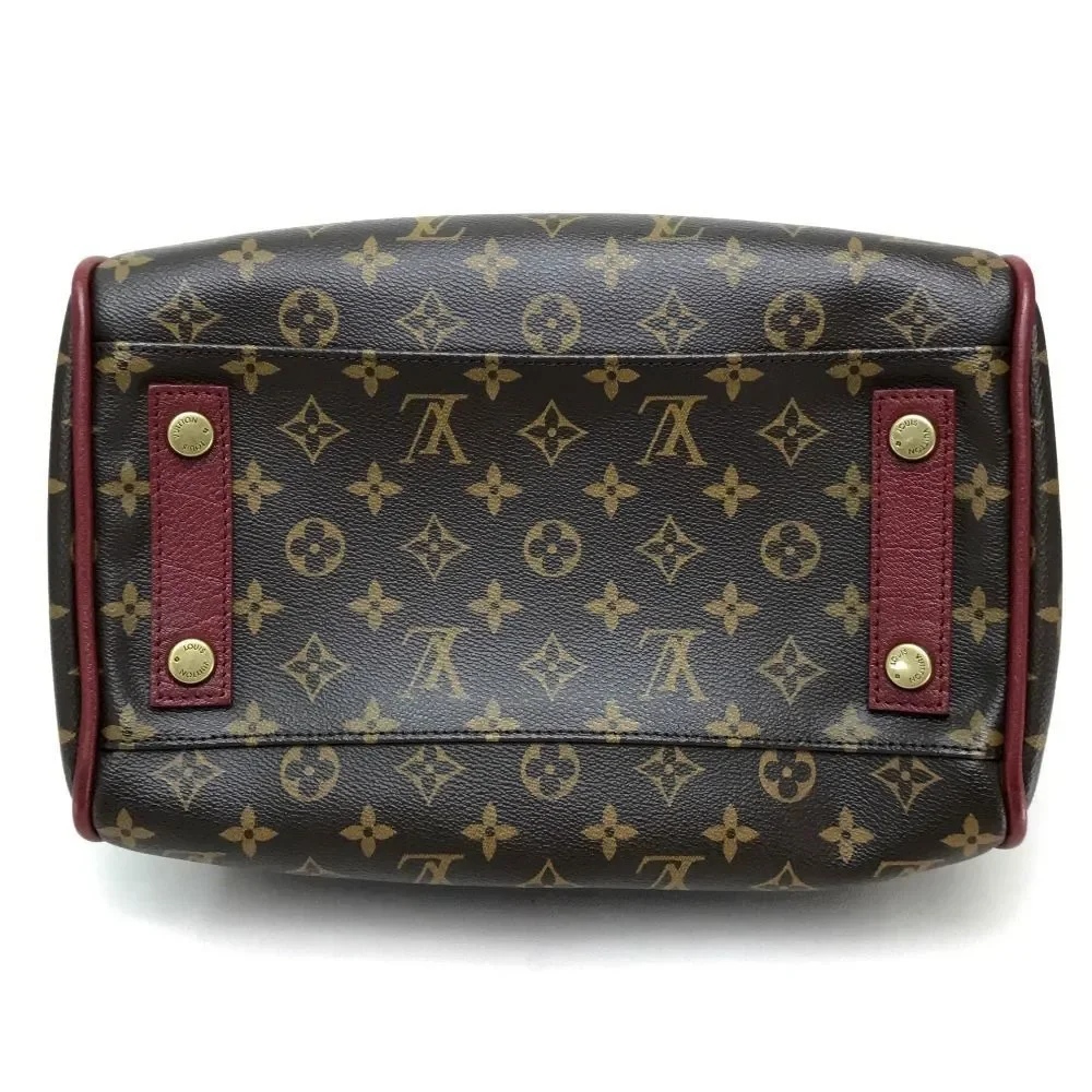 Louis Vuitton Monogram Speedy Mini Boston Bag Handbag Canvas Brown